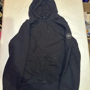 CANADA GOOSE HURON FELPA CON CAPPUCCIO / Pullover taglia: M nero uomo 7403MB - Foto 1 di 14