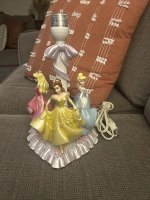 DIsney Princess Lamp Belle Cinderella - Image 1 of 4