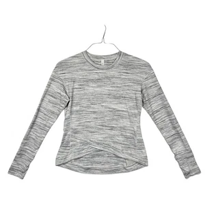 Lululemon Close to Crossing Long Sleeve Rulu Space Dye Camo White Grey Large - Picture 1 of 8