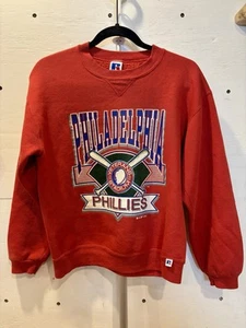 Vintage- Philadelphia Phillies- Russell Athletic- Crewneck Sweatshirt- Youth XL - Picture 1 of 6