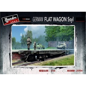 Maquette Train Wagon German Flat Wagon Ssyl |thunder Model|35904|1:35 Maquette C - Imagen 1 de 16