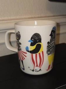 Marimekko Oiva Kulkue Coffee Mug Tea Cup Parade Ceramic - Picture 1 of 4