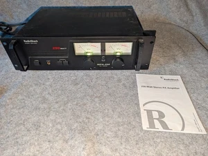 Radio Shack MPA-250 PA Stereo Verstärker Lüftergekühlt 250 Watt  - Bild 1 von 8