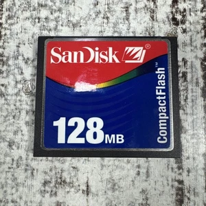 Sandisk  128MB  Compact Flash Card 128MB CF Memory card SDCFJ/SDCFB - Picture 1 of 2