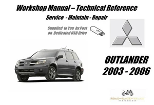 Mitsubishi Outlander Werkstatt Service Handbuch USB 2003 - 2006 - Bild 1 von 11