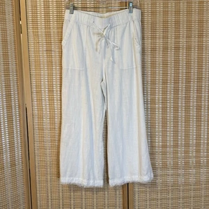 Thread Supply Damen L Hose Leinenmischung weites Bein Bohemian Fairycore Resortwear - Bild 1 von 11