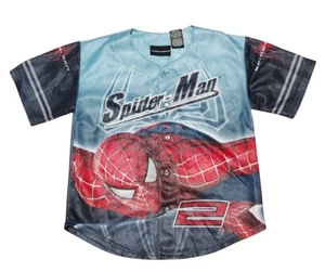 Spider-Man 2 Baseball Jersey For Boys Size 7 Vintage 2004 - Picture 1 of 9