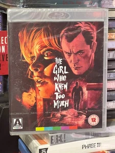 Girl Who Knew Too Much (BLU-RAY/DVD)  ARROW VIDEO! ZONE B! BRAND NEW! NO BOOKLET - Picture 1 of 4