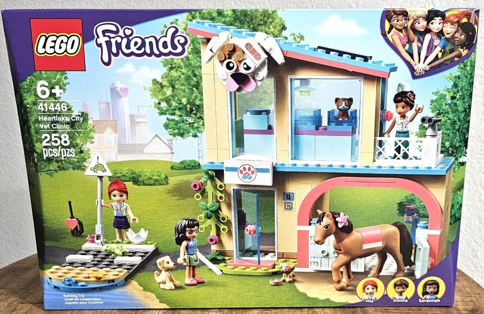 Lego 41446 Friends Heartlake City Vet Clinic Building Set - 258 Pieces !! - Image 1 of 1