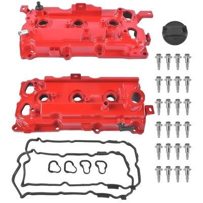 Aluminum Valve Cover Red + Gasket for Infiniti EX35 FX35 G35 M35 Q70 Nissan 350Z - Image 1 of 4