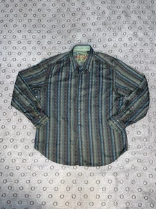 Robert Graham Men’s ZAGARIS Multi Color Stripe Embroidered Shirt Size 2XL - Picture 1 of 20