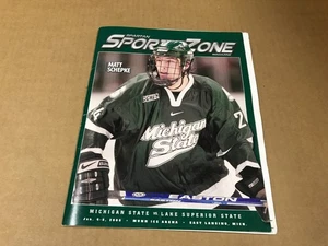 Spartan Sport Zone Magazine - MSU Vs. Lake Superior State Program- Jan 4-5, 2008 - Picture 1 of 6