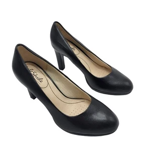 Life Stride Julia Velocity Memory Foam Pumps schwarz 6 breit 6W PU-Leder - Bild 1 von 13