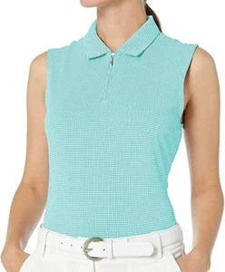 PUMA Women's Collared Golf Front Zipper Sport Sleeveless Shirt - Small - Picture 1 of 1
