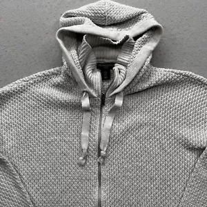 Cynthia Rowley Women's Small Light Gray Hoodie Full Zip Jacket - Picture 1 of 7