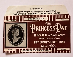 Sobre de red para cabello Princess Pat y cupón premium - sin redes para cabello; para cabello largo - Imagen 1 de 2