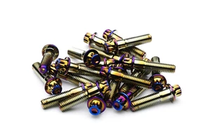 M8 32mm Neo Cromo 3PC Rueda Llanta Dividida Conjunto Pernos Rotiform WCI Ruedas de Trabajo - Imagen 1 de 2
