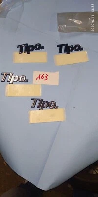 FIAT TIPO LOGO EMBLEMA - SCRITTA  -  NUOVO  DELL'EPOCA - Immagine 1 di 3
