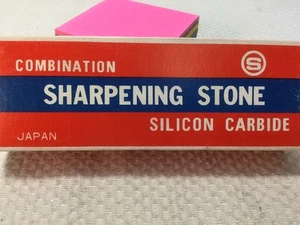 6x2x1 Combination Sharpening Stone Dual Grit Silicon Carbide Japan New - Picture 1 of 4