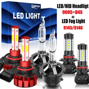 For Lexus GS350 2007-2011 LED HID Headlight High&Low Beam + Fog Light Bulbs - Picture 1 of 12