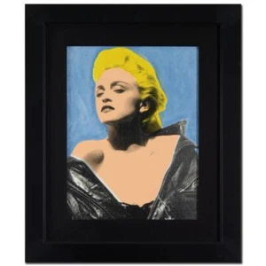 GothamGallery Fine Art - Steve Kaufman Madonna Original Mixed Media Canvas COA - Picture 1 of 3