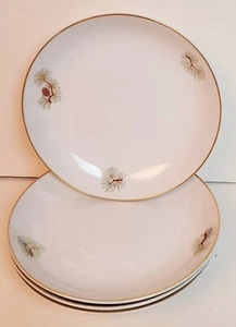 Vintage 7 5/8" Suppenschüssel handbemalt Tannenzapfen Japan Fukagawa Arita 904 - Bild 1 von 4