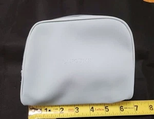 NEW Lancome Baby Blue Vintage Makeup Cosmetic Bag Travel Case Year 2000 NWOT - Picture 1 of 14