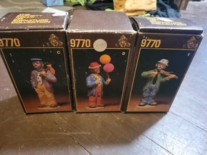 Emmett Kelly Jr. Signature Collection Clown Figur 9770 C D und E  - Bild 1 von 2
