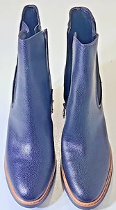 naturalizer womens deserve zipper faux leather boots shoes $300 msrp new in box - Picture 1 of 12