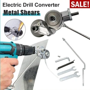 Electric Drill Shears Plate Cutter Attachment Metal Sheet Cutter Nibbler Saw US - Picture 1 of 12