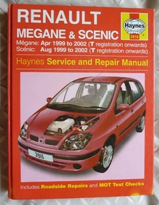 USED Haynes Manual 3916 - Renault Megane & Scenic 1999 to 2002 Petrol & Diesel - Picture 1 of 4