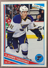 2013-14 O-Pee-Chee Box Bottom Vladimir Tarasenko St. Louis Blues RC