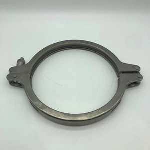 Abrazadera sanitaria de 8" - Alta presión - Tri abrazadera atornillada acero inoxidable virola SS - Imagen 1 de 4