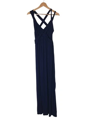 Motherhood Maternity Dress Women's Size Medium Navy Sleeveless Maxi - Image 1 of 4