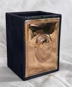 Stiftebox mit versilberter Platte Monogramm GG Italien Dekorativ - Bild 1 von 10