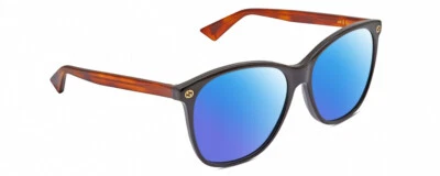 Gafas de sol polarizadas Gucci GG0024S unisex de diseñador negras marrones habana 58 mm 4 opciones Foto 1 de 4