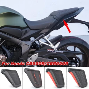 Passenger Rear Seat Cover for Honda CB650R CBR650R 24-25+Tail Fairing Seat Cowl - Imagen 1 de 15
