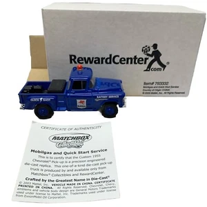 Camión de servicio Matchbox Collectibles Blue Mobilgas Quick Shot Battery 2003 783332 - Imagen 1 de 5