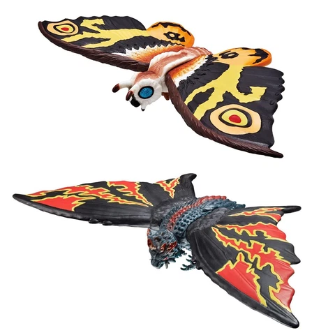 BANDAI Godzilla Movie Monster Series Mothra & Battra Soft Vinyl Figure 2 Set JP Cover