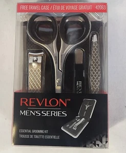 Revlon Kit Toelettatura Uomo Serie, Set 4 Pezzi con Custodia da Viaggio - Foto 1 di 2