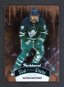 2021-22 Upper Deck Parkhurst Ice In Their Viens Gold #IV-6 Auston Matthews - Picture 1 of 2