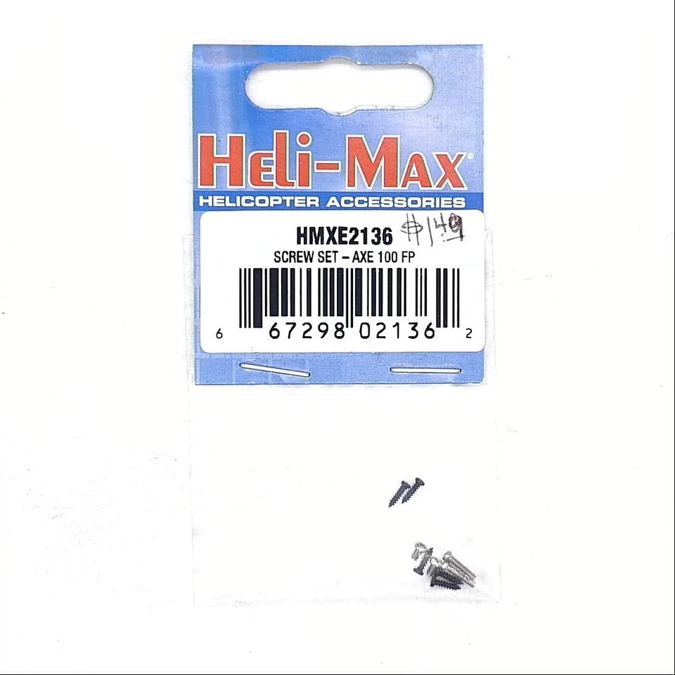 Heli - Max Schraube Set Achse 100 Fp - HMXE2136 Original Inpackage - Bild 1 von 1