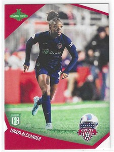 2022 PARKSIDE NWSL ROOKIE RC BASE #160 TINAYA ALEXANDER WASHINGTON SPIRIT