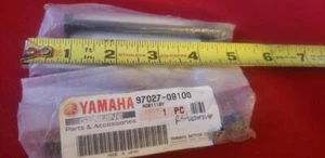 Lot (2) OEM Yamaha 97027-08100 Flange Bolt M8-1.25x100 Snowmobile Motorcycle ATV - Foto 1 di 1