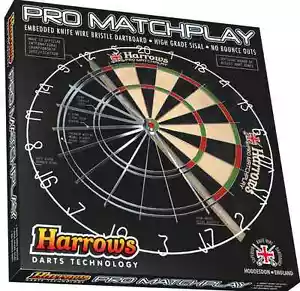 Harrows Pro Matchplay Dartboard - Steel Tip Bristle Dart Board - Picture 1 of 2