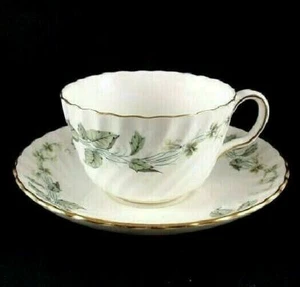 Minton Bone China GREENWICH Tea Cup & Saucer S-705 England - Picture 1 of 3
