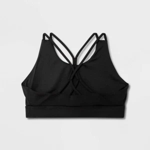 Girls' Microfiber Bra - All in Motion™ Black S - Picture 1 of 1