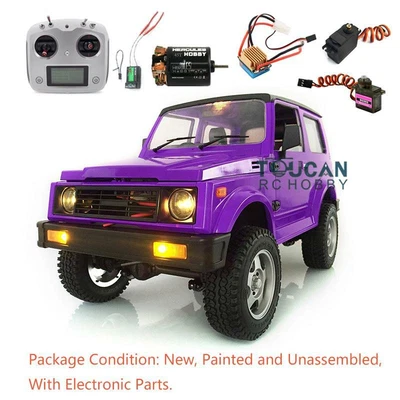 1/6 Capo Remote Control Crawler SIXER1 4x4 Rock Car Painted Purple Servo Motor - Image 1 of 4