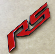 Produktbild - Für Chevy Camaro GM Rot mit schwarzem Rand RS-Emblem-Abzeichen Neu