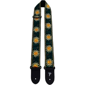 Perri's Premium Jacquard Guitar Strap Green Suns 2 in. - Picture 1 of 3